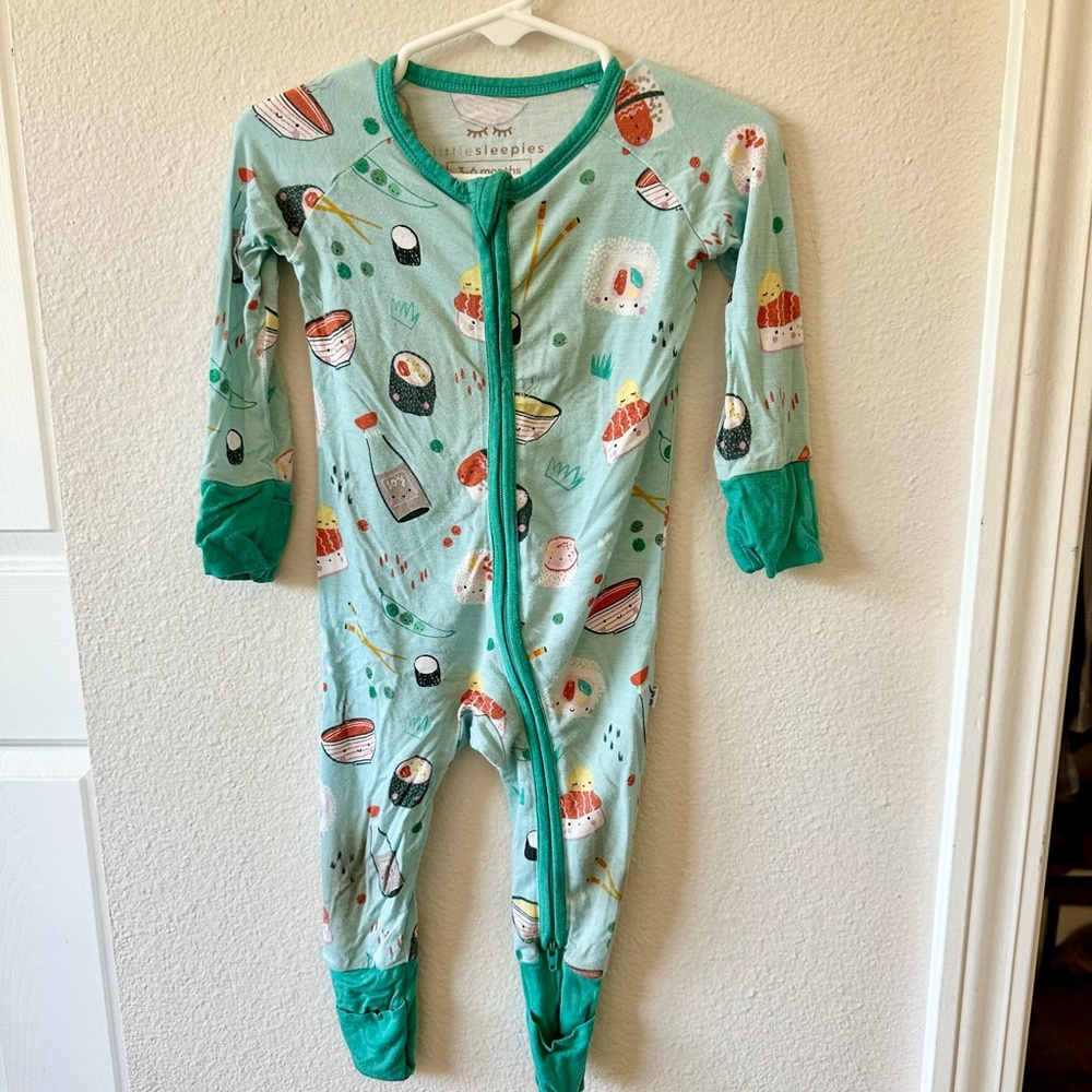 Little Sleepies Sushi Print Zippy